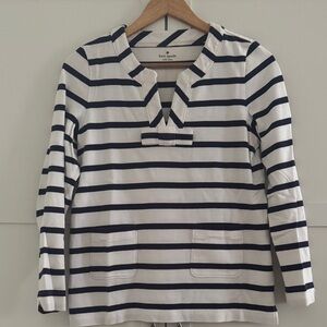 Kate Spade Navy and White Striped Top